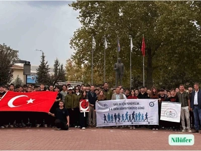 Bursa’da &quot;Dünya yürüyüş günü&quot; coşkusu
