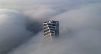 Bursa’da sis şehri yuttu
