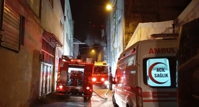 Bursa&rsquo;da tekstil at&ouml;lyesinde korkutan yangın
