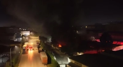 Bursa&rsquo;da tekstil fabrikasında yangın
