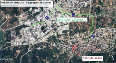 Bursa’da trafik düzenlemesi
