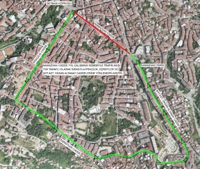 Bursa&rsquo;da trafik d&uuml;zenlemesi
