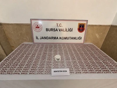 Bursa&rsquo;da zehir tacirlerine darbe: Binlerce sentetik hap ele ge&ccedil;irildi
