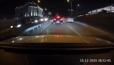 Bursa’da zincirleme kaza kameraya yansıdı
