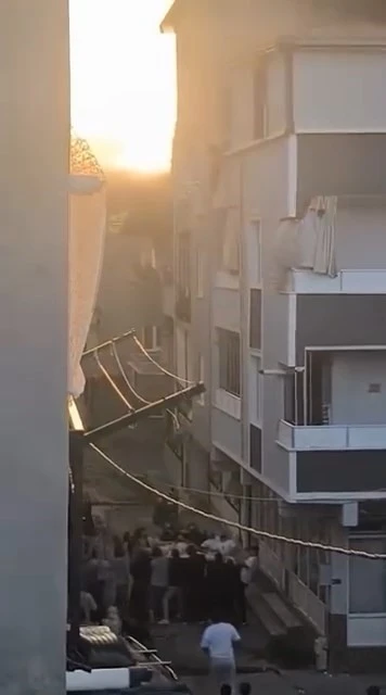 Bursa’daki korku dolu anların görüntüsü ortaya çıktı.. Hayata böyle tutundular
