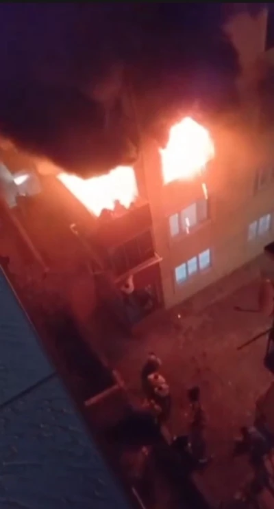 Bursa’daki yangın faciasında dehşete düşüren görüntüler
