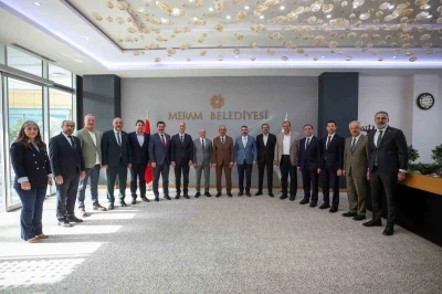 Bursa heyeti tecrübe paylaşımı için Meram’da
