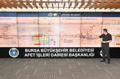 Bursa&rsquo;nın afet planı AKOM&rsquo;da masaya yatırıldı
