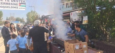 Bursa’nın Çeltik Mahallesinden Gazze’ye destek
