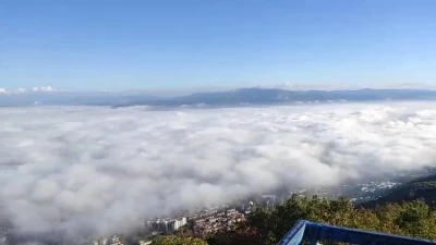 Bursa sisle kaplandı
