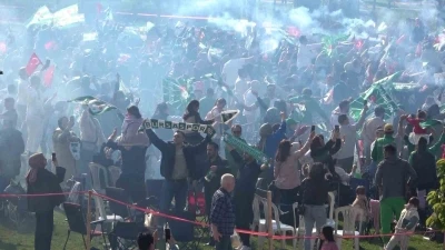 Bursaspor şampiyonluğunu b&ouml;yle karşıladı
