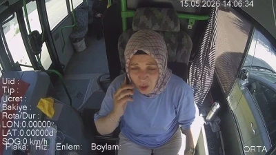 BURULAŞ&rsquo;ın kadın otob&uuml;s s&uuml;r&uuml;c&uuml;s&uuml;nden &ouml;rnek davranış
