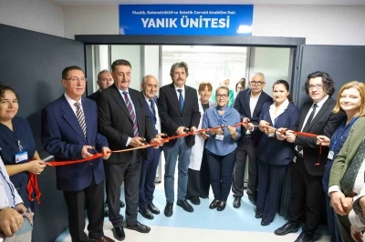 BUÜ Hastanesi’nin yenilenen Yanık Ünitesi hizmete açıldı
