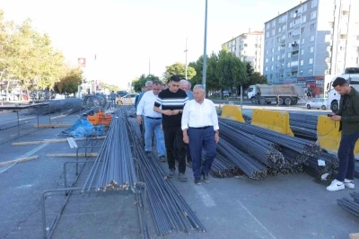 Büyükkılıç, 295 milyon TL’lik katlı kavşak projesini yerinde inceledi
