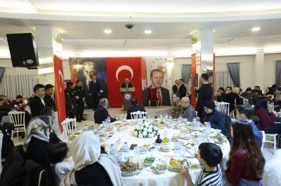 B&uuml;y&uuml;kkılı&ccedil; şehit aileleri, gaziler ve gazi aileleri ile bir araya geldi
