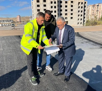 Büyükkılıç’tan sona gelinen dev ulaşım yatırımına yerinde takip
