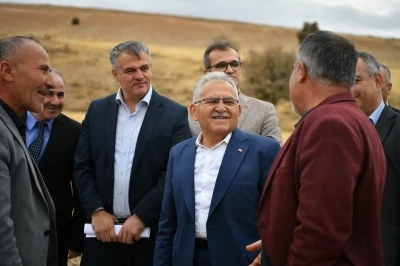 Büyükkılıç’tan Talas ilçesi kırsal mahallelerinde yatırım incelemesi
