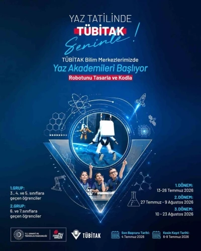 B&uuml;y&uuml;kşehir&rsquo;den bilim ve teknoloji dolu yaz akademisi
