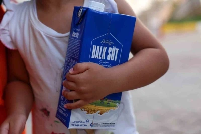 B&uuml;y&uuml;kşehir&rsquo;den &ccedil;ocuklara 773 bin 400 litre s&uuml;t desteği
