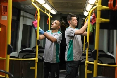 Büyükşehir’den ulaşımda hijyen seferberliği
