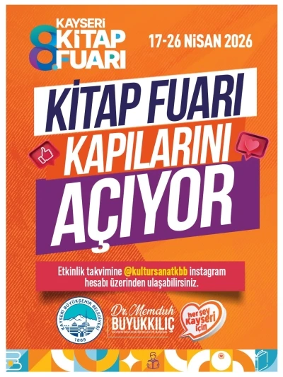 B&uuml;y&uuml;kşehir ile okuyan ve okutan şehirde Kitap Fuarı 8&rsquo;inci kez kapılarını a&ccedil;ılıyor
