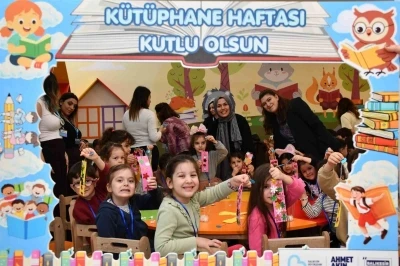 B&uuml;y&uuml;kşehir&rsquo;in K&uuml;t&uuml;phane Haftası etkinliklerine yoğun ilgi
