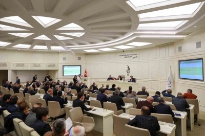 B&uuml;y&uuml;kşehir Meclisi&rsquo;nde Bakan Tekin&rsquo;e paye, &ccedil;ift&ccedil;iye destek