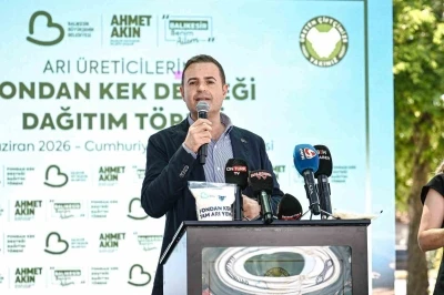 B&uuml;y&uuml;kşehirden arıcılara y&uuml;zde 100 Hibeli Fondan kek desteği
