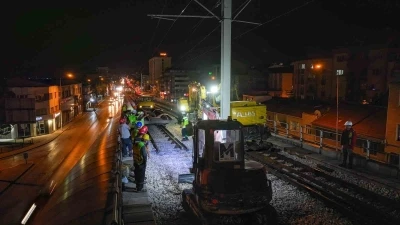 Büyükşehirden raylarda konforlu ulaşım mesaisi
