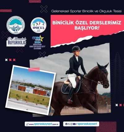Büyükşehirin binicilik eğitimlerinde özel ders kayıtları başladı
