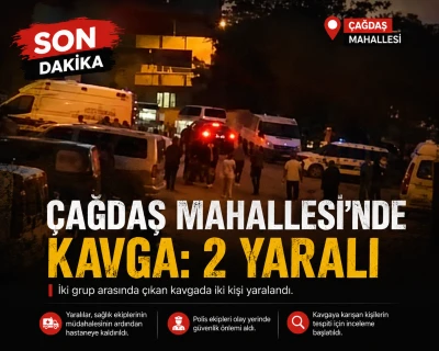 &Ccedil;ağdaş Mahallesi&rsquo;nde Kavga: 2 Yaralı