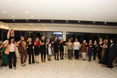 Çalışan kadınlar gönüllerince eğlendi
