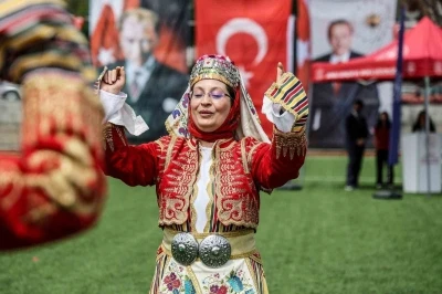 &Ccedil;ameli&rsquo;de 19 Mayıs Atat&uuml;rk&rsquo;&uuml; Anma, Gen&ccedil;lik ve Spor Bayramı coşkuyla kutlandı.
