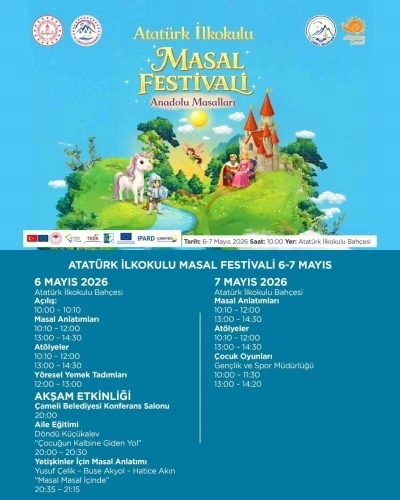&Ccedil;ameli&rsquo;nde Masal Festivali başlıyor
