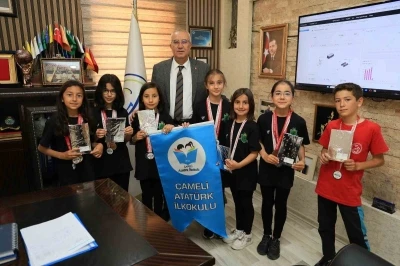 &Ccedil;amelili minik atletlerden b&uuml;y&uuml;k başarı
