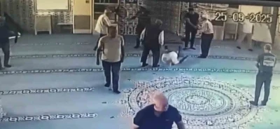 Camide fenalaştı, hastaneye kaldırıldı: O anlar kamerada
