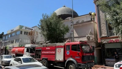 Camide korkutan yangın
