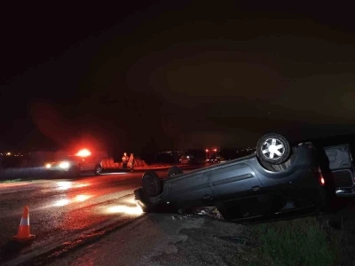 &Ccedil;an&rsquo;da trafik kazası 2 yaralı
