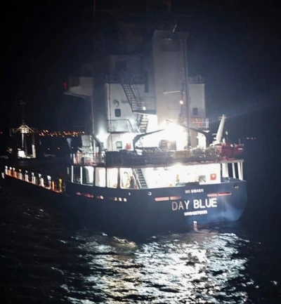 Çanakkale Boğazı’ndan geçen genel kargo gemisi makine arızası yaptı
