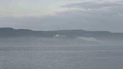 &Ccedil;anakkale Boğazı, sis sebebiyle gemi ge&ccedil;işlerine kapatıldı
