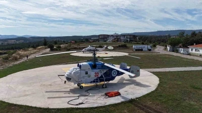 &Ccedil;anakkale&rsquo;de ateş savaş&ccedil;ıları 1 İHA, 4 U&ccedil;ak, 6 Helikopter, 89 araz&ouml;z ve 1123 personel ile yangın sezonuna hazır
