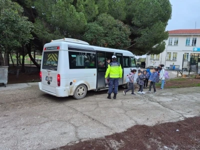 &Ccedil;anakkale&rsquo;de okul servislerine denetim
