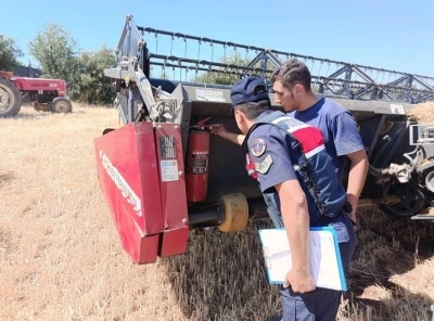 &Ccedil;anakkale&rsquo;de orman yangınlarına karşı Jandarma&rsquo;dan denetim
