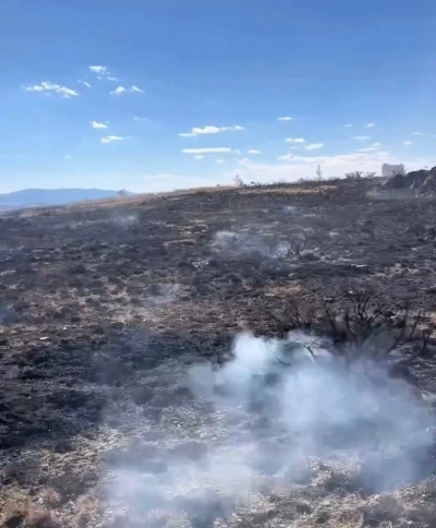 Çankırı’da çıkan arazi yangını söndürüldü
