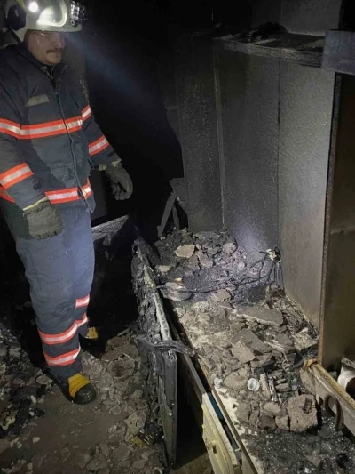 &Ccedil;ankırı&rsquo;da korkutan ev yangını
