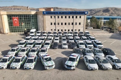 Çankırı İl Emniyet Müdürlüğü’ne 57 araç tahsis edildi
