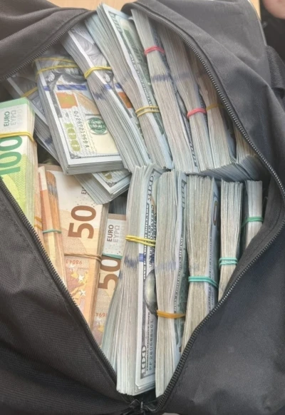 Çanta dolusu euro, dolar ve altın sınırda yakalandı

