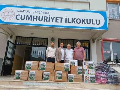 Çarşambalılardan eğitime destek: &quot;Okul zili tüm çocuklar için çalsın&quot;
