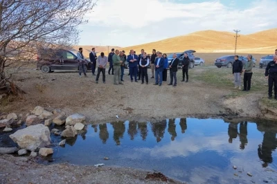 Çatalçeşme köyü içme suyu projesinde çalışmalar sürüyor
