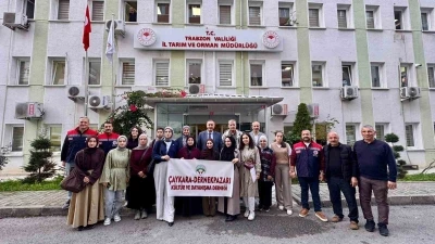 Çaykara ve Dernekpazarlılardan kokarca ile mücadeleye destek
